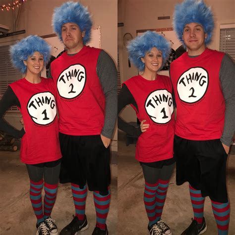 halloween costumes thing 1 thing 2|thing 1 and thing 2 costumes diy.